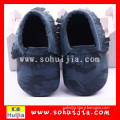 US hot sale style made in China blue tassels moccasins soft flat Cow Leather baby shoes